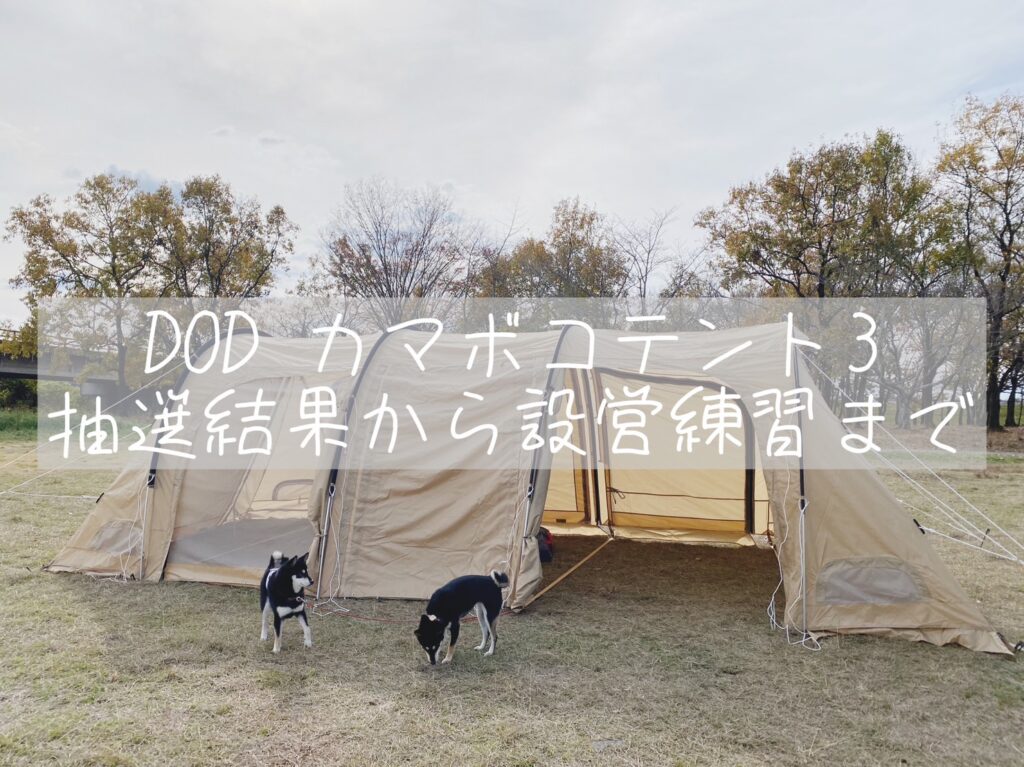 DOPPELGANGER - 柴犬 カマボコテント2＆マットシートセット カマボコテント3M用マットシートセット TM5-704 - DOD